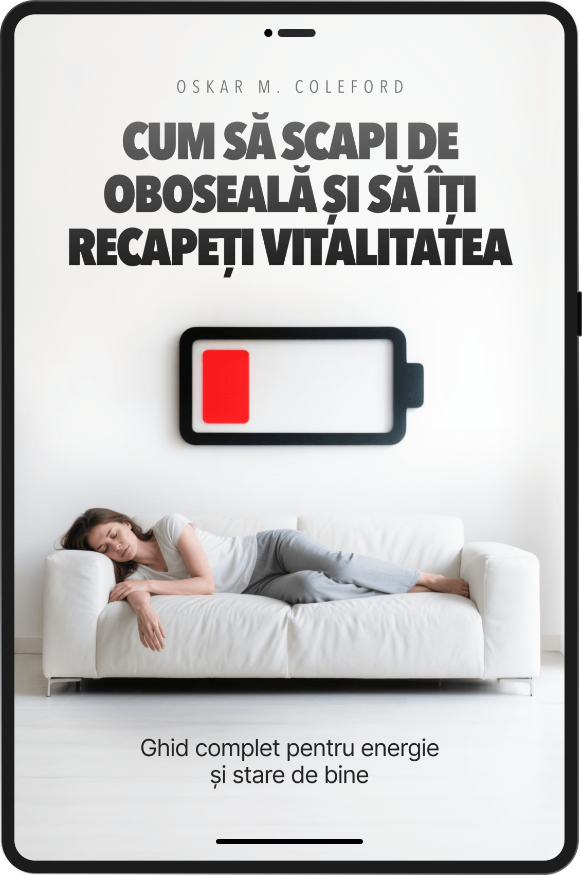 Carte: Cum să scapi de oboseală și să îți recapeți vitalitatea